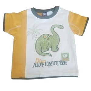 Baby Q Toddler Boys Short Sleeve Dino Adventure Top SZ 24 Months